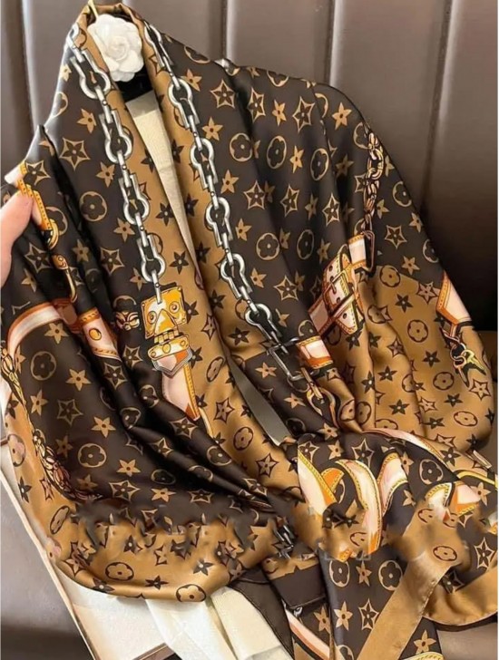 Premium Silk Feeling Designer Inspired Scarf